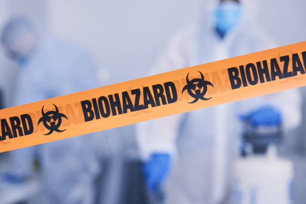 Professional Blood Cleanup technician working in Riverside, NJ